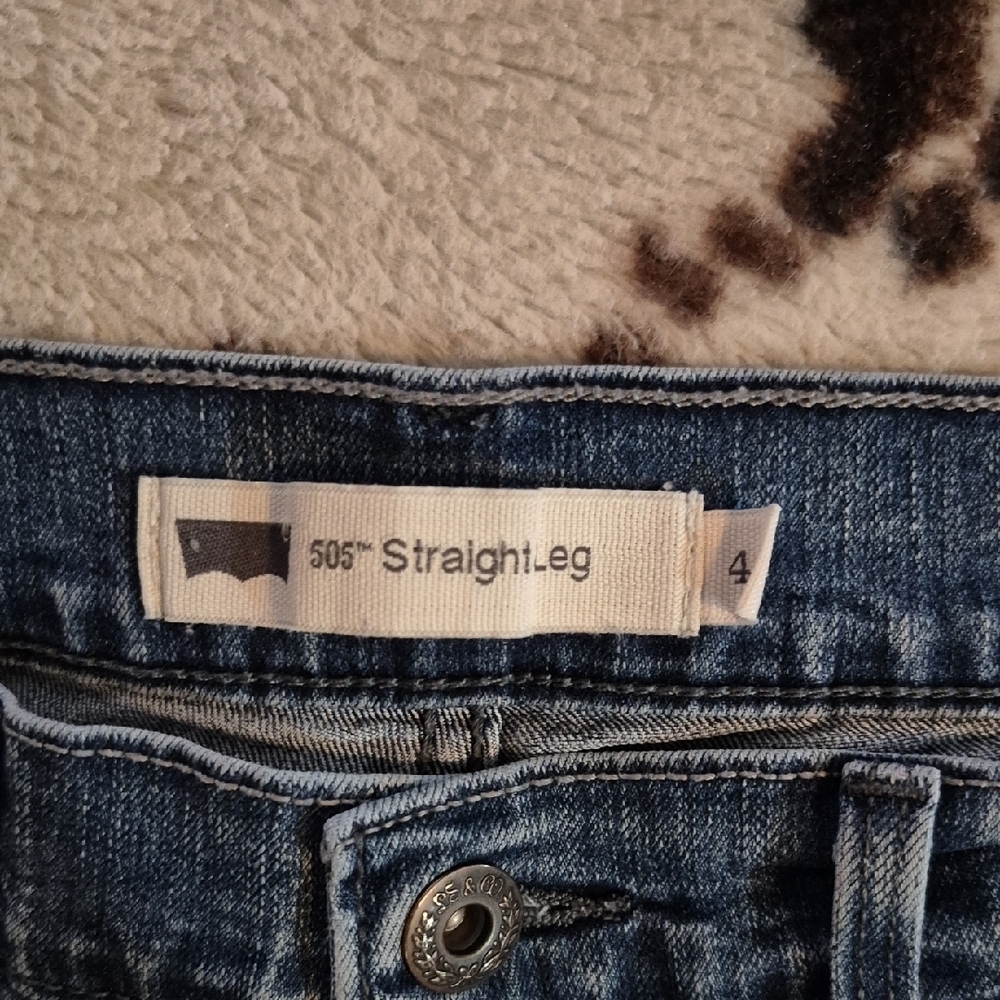 Levi's Denim Straight Leg Jeans in Blue - Picture 2 of 11